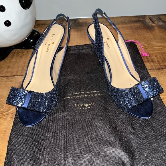 Kate spade glitter heels - Picture 2 of 10